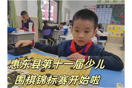 【惠东县赛】2023年惠东县第十一届少儿围棋锦标赛开始啦