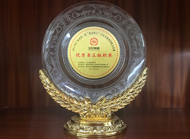 广东省棋类协会授予“优秀赛区组织奖